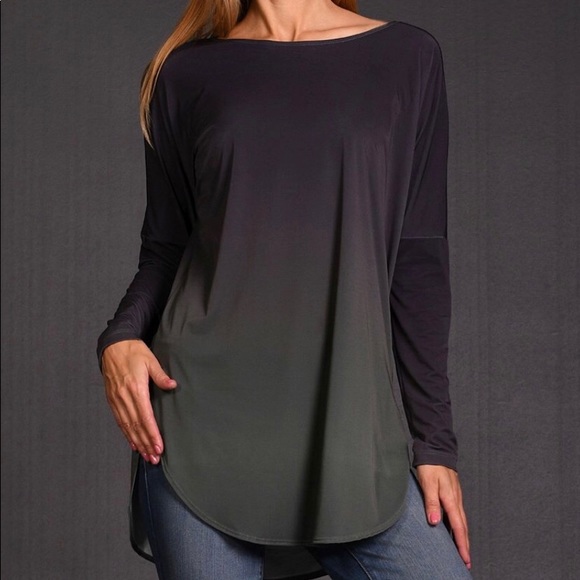 Lbisse Tops - 💚Lbisse Sage & Black Ombré 💚💚XL